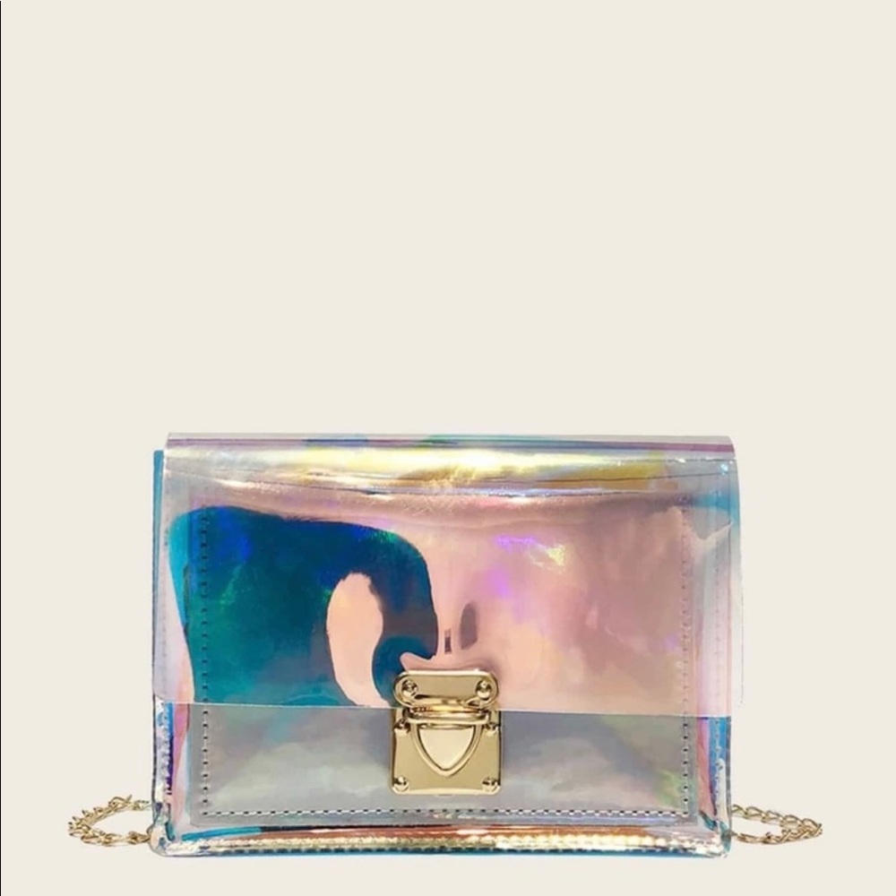 Push Lock Chain Crossbody Bag